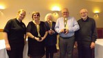 Two Plus Two receiving trophies - Tracey, Andrea & Derek with Nicky & Ken